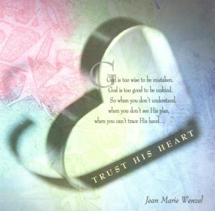 Trust His Heart - CD Recorded by Jean Marie Wenzel